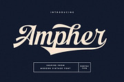 Ampher - Modern Vintage Font, a Font by RantautypeStudio (Thumbnail 1 of 11)