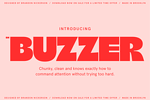 BN Buzzer Sans Serif Display Font