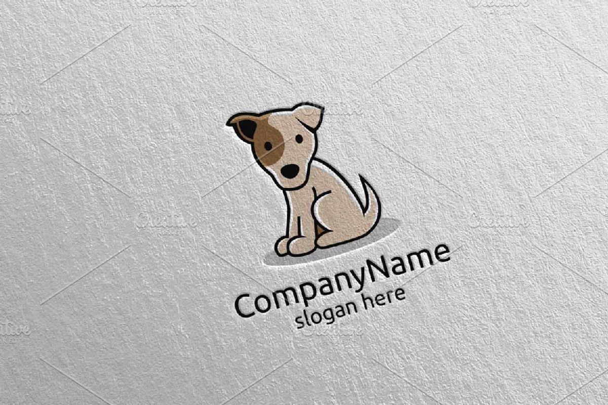 Dog Logo Design 4, a Branding & Logo Template by denayunebgt (Photo 2 of 5)