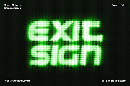 CRT Screen Text Effect, a Layer Style Add-On by dokudokunomi
