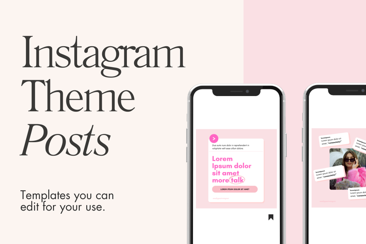 Pink Course Selling Instagram Theme, a Social Media Template by digital.incubator.yum (Photo 5 of 19)