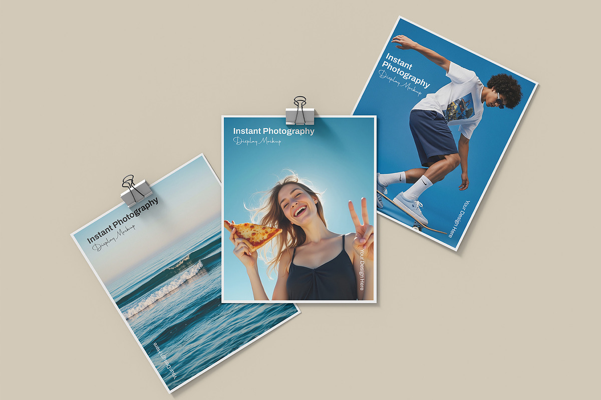 Instant Photography Mockup Template, a Product Mockup by graphypix (Photo 1 of 4)