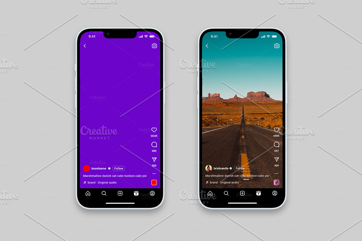 Instagram Template Mockup PSD, a Social Media Template by Dilshod Sobirov (Photo 10 of 19)
