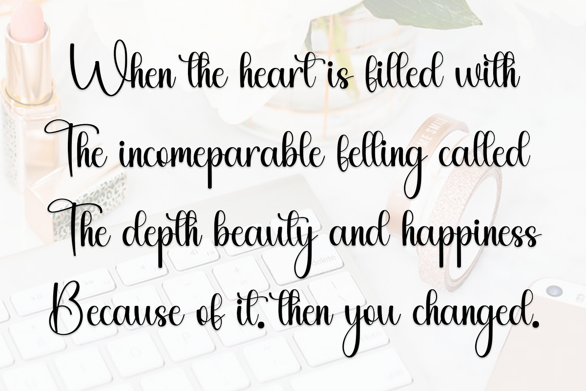 Allisa, a Handwritten Font by InermediaSTUDIO (Photo 6 of 8)