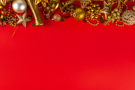 Christmas and New Year background, a Holiday Photo by Rimma