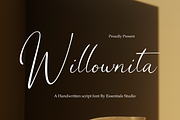 Wollonita, a Script Font by Essentials Studio (Thumbnail 1 of 5)