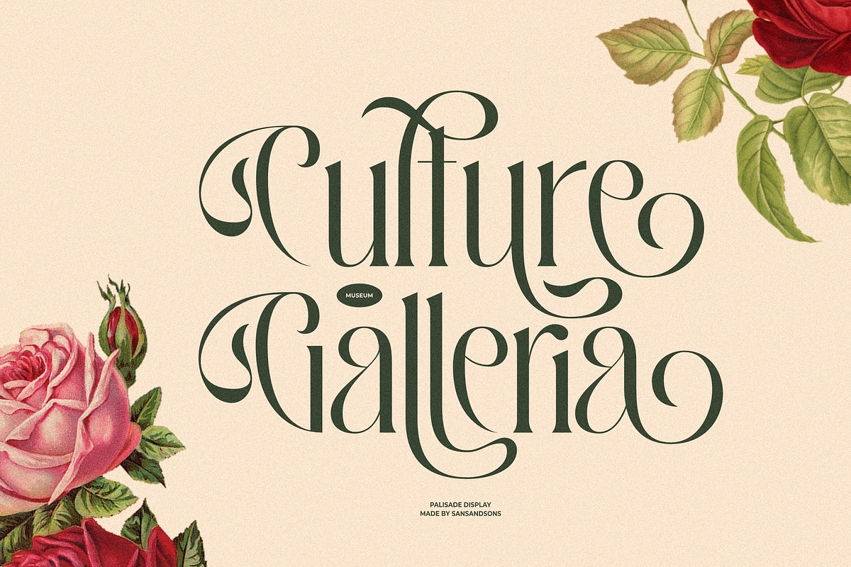 Palisade Display Font, a Serif Font by Sans & Sons (Photo 4 of 10)