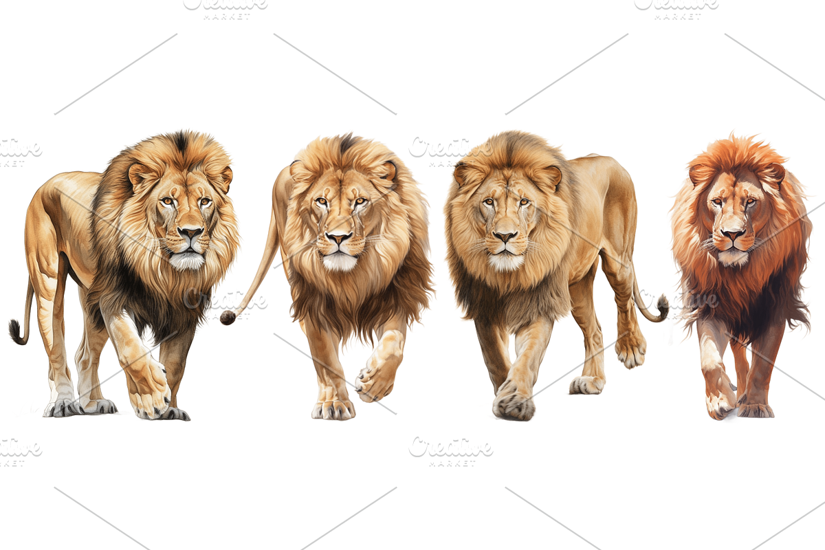 Individual Big Cats Bundle of 24, a Graphic by Jay Major Designs (Photo 2 of 7)
