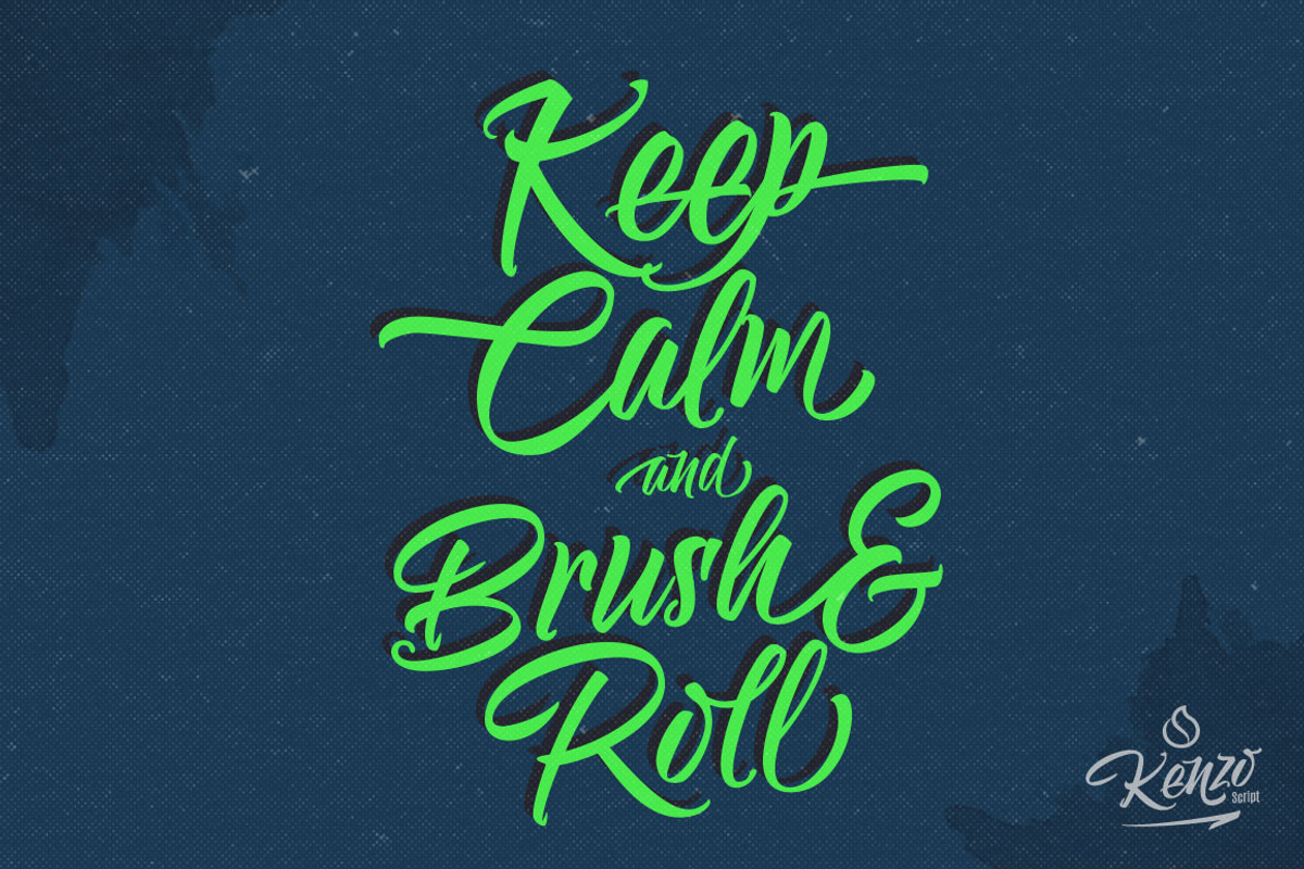 Kenzo Script + Swash preview 7