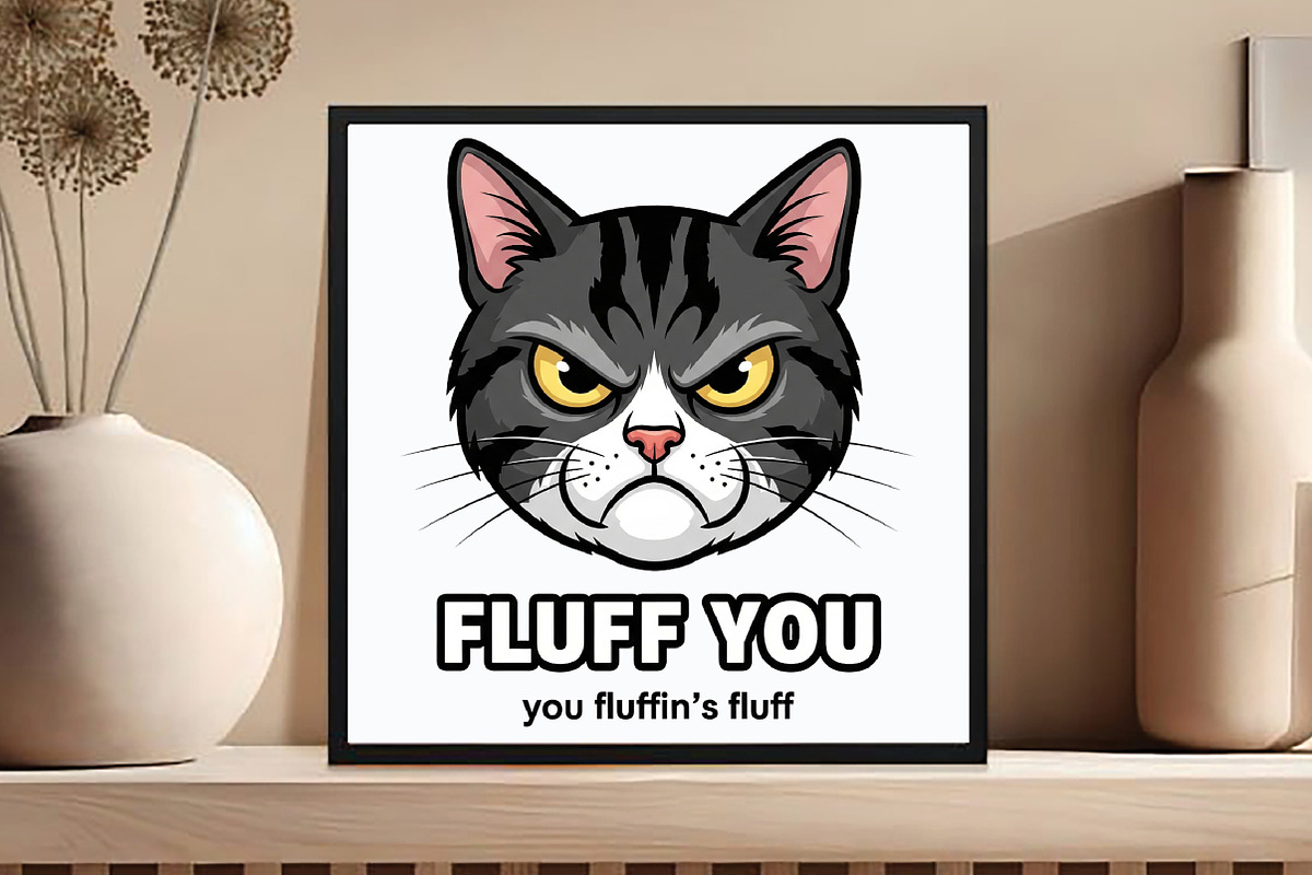 Fluff You You Fluffin's Fluff Funny, an Illustration by DreamCafeArt (Photo 5 of 6)