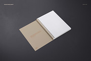 A5 Spiral Notebook Mockup Set, a Stationery Template by creatsy5 (Thumbnail 4 of 12)