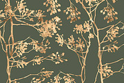 Spanish Moss & Calamine Gold Pattern, a Pattern Graphic by Blixa 6 Studios (Thumbnail 2 of 4)