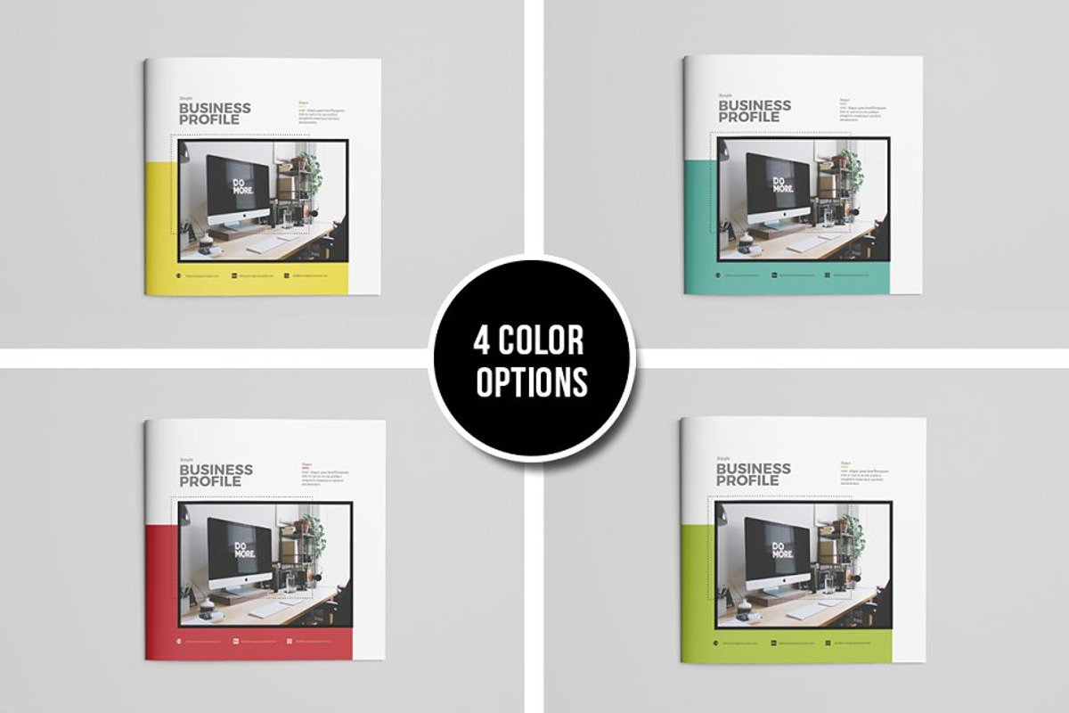 Simple Brochure Template, a Brochure Template by spidergraph (Photo 2 of 6)