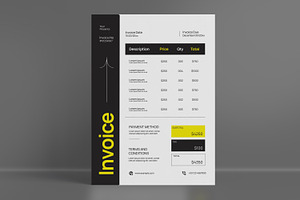 Business Invoice, a Flyer Template by graphicook