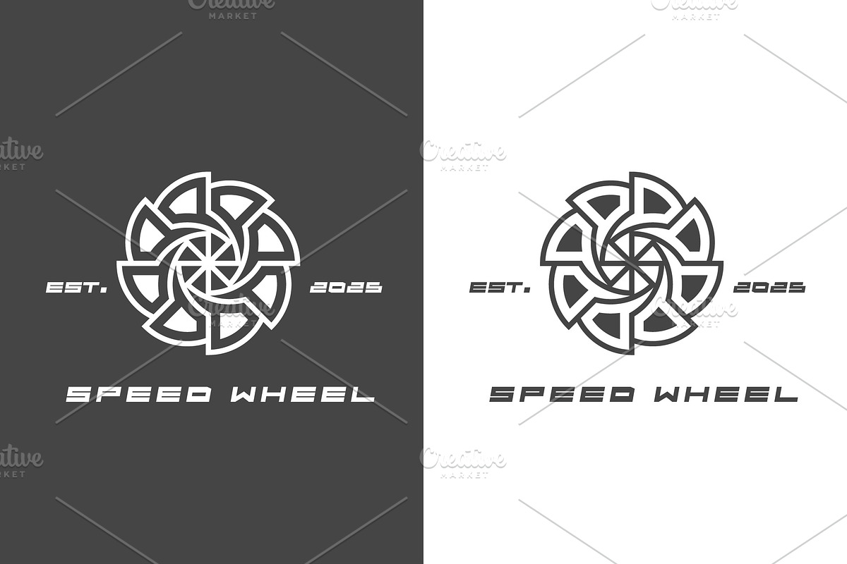 Speed Wheel Logo Design Icon, a Branding & Logo Template by Morvana Crew