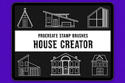 Procreate House creator, a Shape Add-On by Julia Right Studio (Thumbnail 1 of 6)
