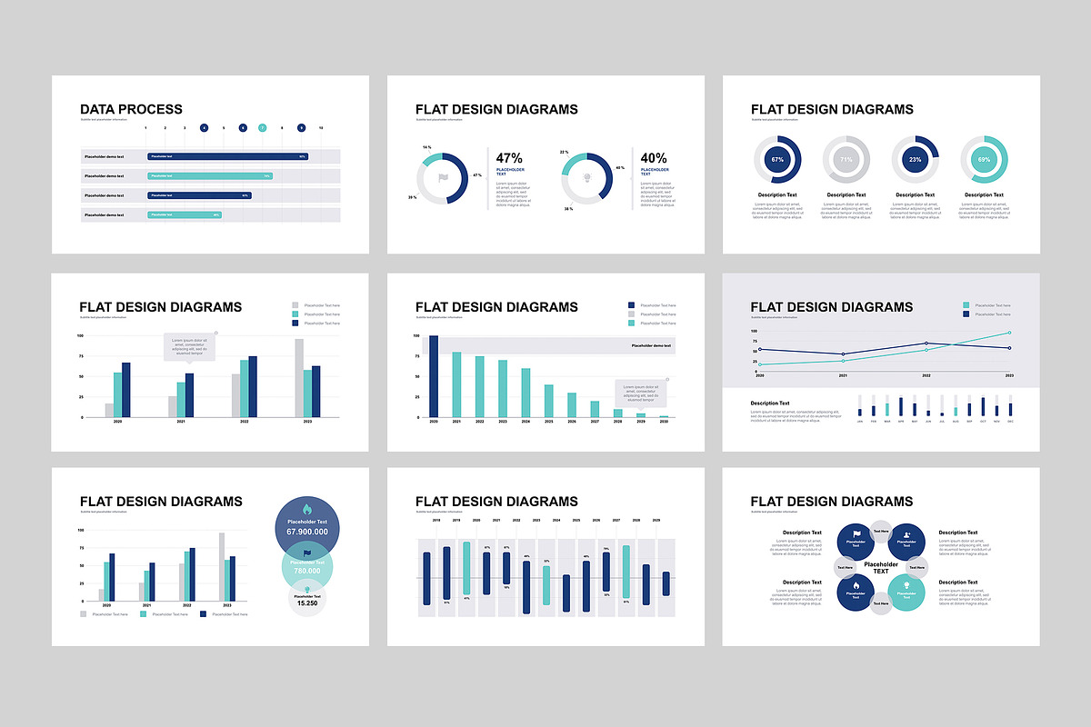Charts and Graphs PowerPoint, a Presentation Template by HiSlide.io (Photo 3 of 5)