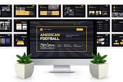 American Football - Rugby Powerpoint, a Presentation Template by Deepslide Studio (Thumbnail 3 of 6)