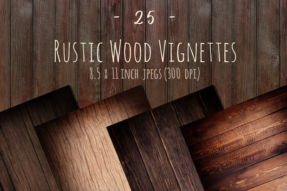 Rustic wood vignette textures, a Texture Graphic by Paper Farms (Photo 1 of 3)