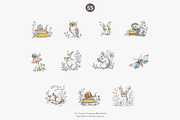 vintage illustration cottagecore set, a Decorative Illustration by Patishop Art (Thumbnail 9 of 10)