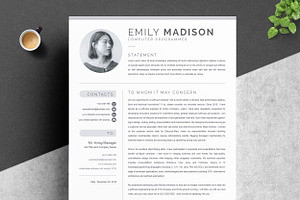 Resume Template For Word And Pages