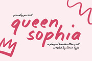 Queen Sophia Font, a Handwritten Font by Timurtype (Thumbnail 1 of 7)
