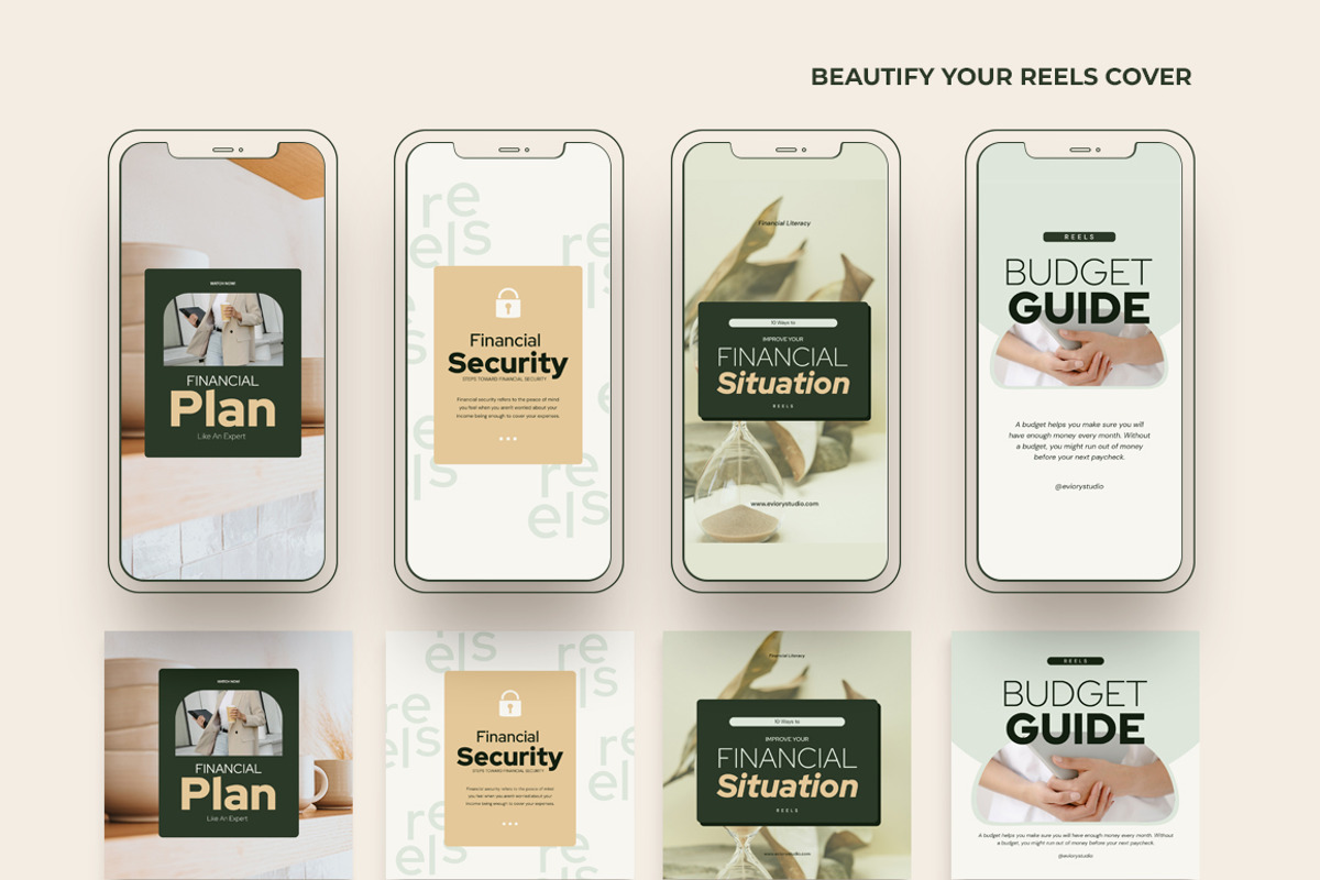 Financial Instagram Creator CANVA PS, a Social Media Template by Eviory (Photo 31 of 34)