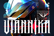 XYB3R FUTURISTIC TYPEFACE, a Slab Serif Font by Font For Zula™ (Thumbnail 9 of 9)