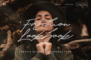 Cynthia Blooms - Ligature Font, a Script Font by Dirtyline Studio (Thumbnail 9 of 11)