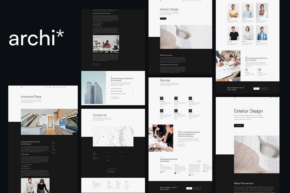 Archi - Modern Architecture Template, an UI Kit Template by YoArts (Photo 4 of 4)