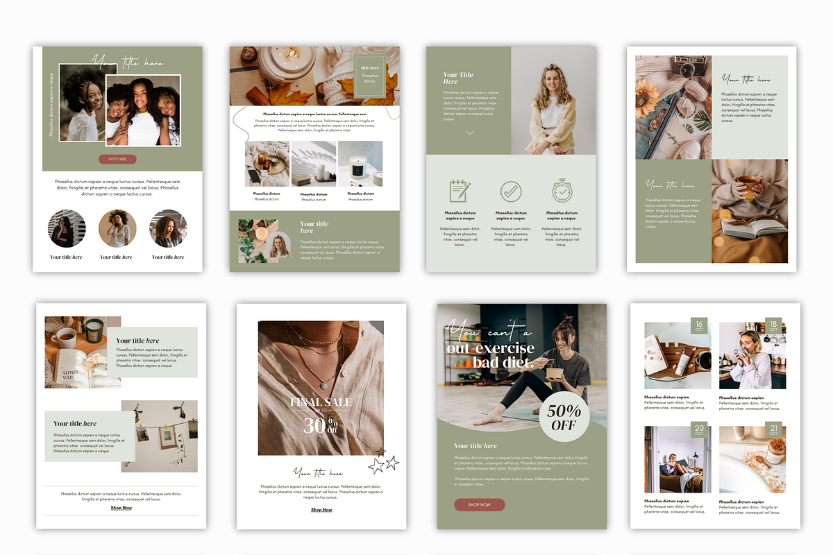New: Email Marketing Canva Template, an Email Template by Kala and Hansuja Studio (Photo 4 of 5)