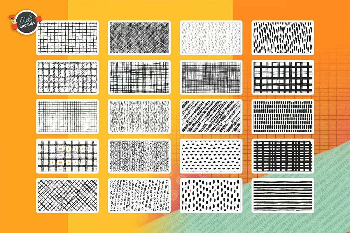 Lazy Lines Procreate Texture Pack, a Brush Add-On by Dimas Rizki Pratama (Photo 4 of 8)