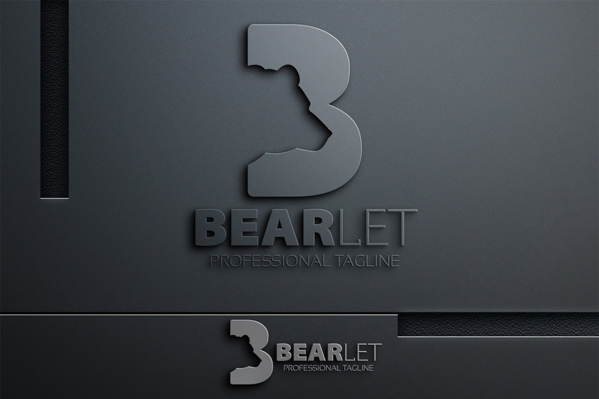 Bear Letter Logo, a Branding & Logo Template by essegraphic (Photo 2 of 5)