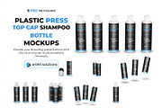 Plastic Shampoo Bottle Mockup, a Packaging Mockup by artBit Design Studio (Thumbnail 1 of 19)