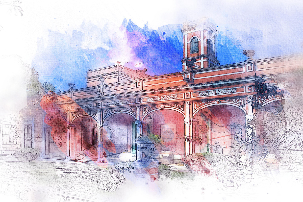 Urban Watercolor Photoshop Effect, a Brushes & More by INTENTFX (Photo 21 of 26)
