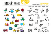 Finger prints ART, an Animal Illustration by Alena Razumova (Thumbnail 2 of 14)