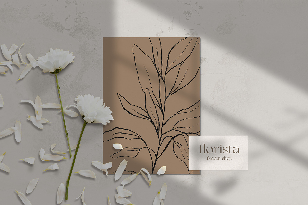 Botanical line art sketches, a Decorative Illustration by Madiwaso (Photo 4 of 6)