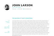 Clean Resume, a Resume Template by GraphicaShop (Thumbnail 5 of 5)