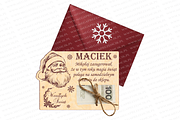Laser Christmas voucher for money, a Pattern Graphic by MegaPrezencik (Thumbnail 2 of 7)