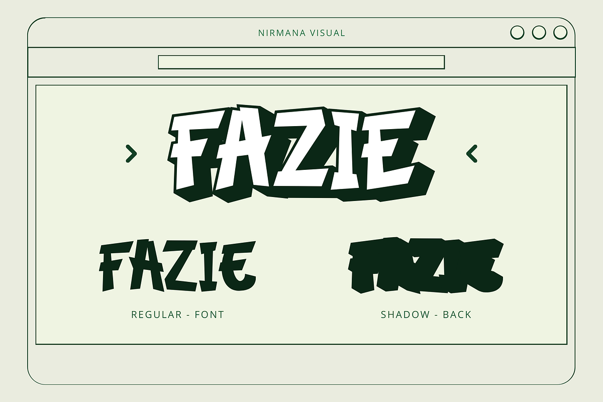 Fazie Retro - Branding Logo Font, a Sans Serif Font by Nirmana Visual (Photo 7 of 8)