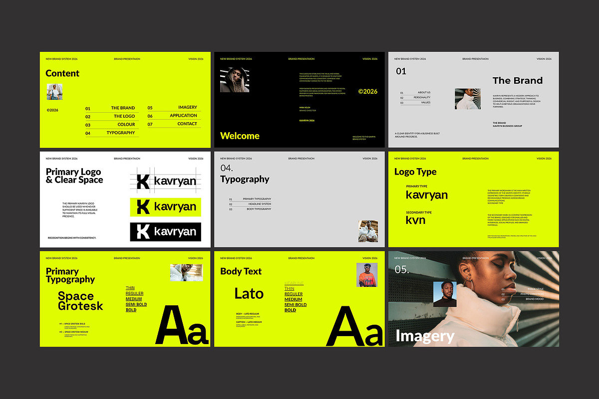 Kavryan-Brand Guidline Canva, a Presentation Template by adoestudio (Photo 7 of 10)