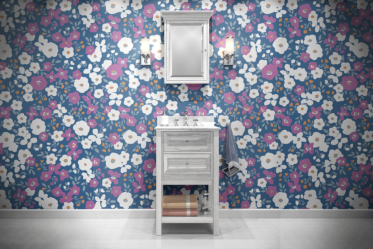 Botanical Elegant Floral Pattern, a Pattern Graphic by StudioGlouna (Photo 12 of 13)