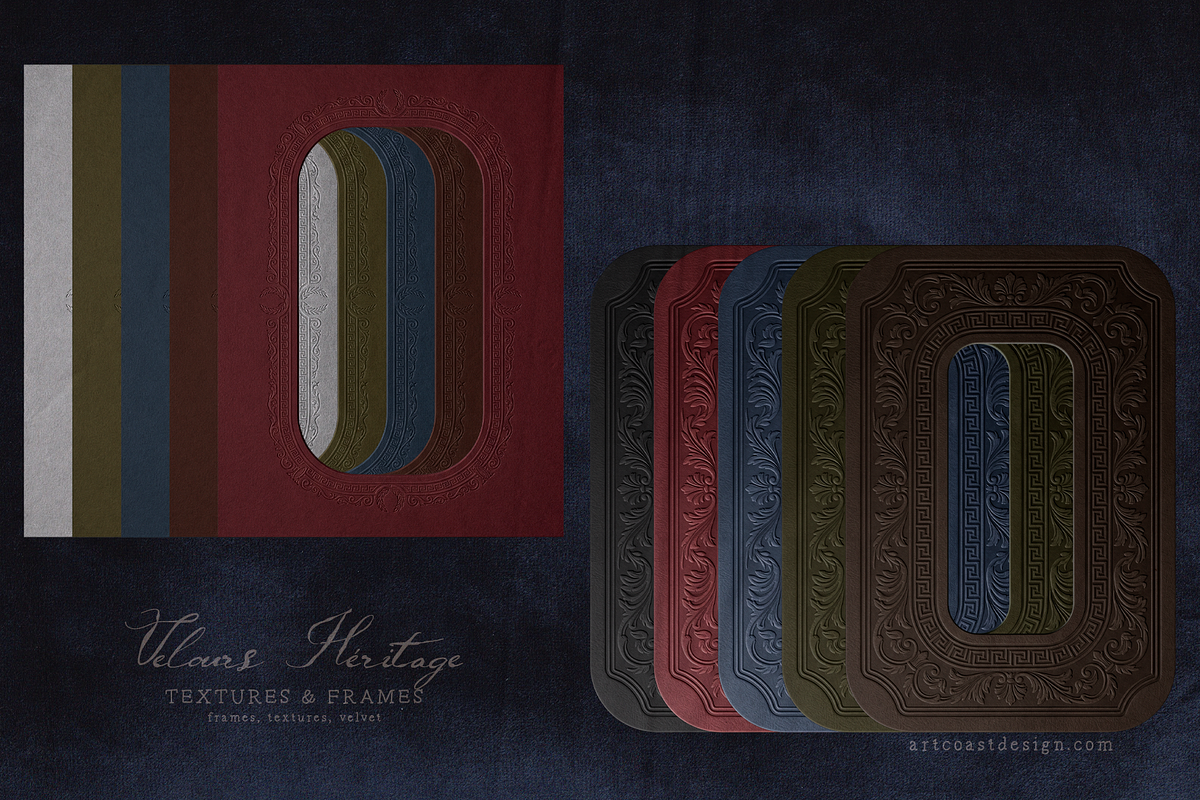 Velours Héritage: Baroque Collection, a Texture Graphic by nadispasibenko (Photo 9 of 12)