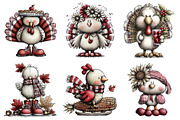 Whimsical Thanksgiving Tarki Clipart, an Illustration by Daily.Designs (Thumbnail 5 of 5)