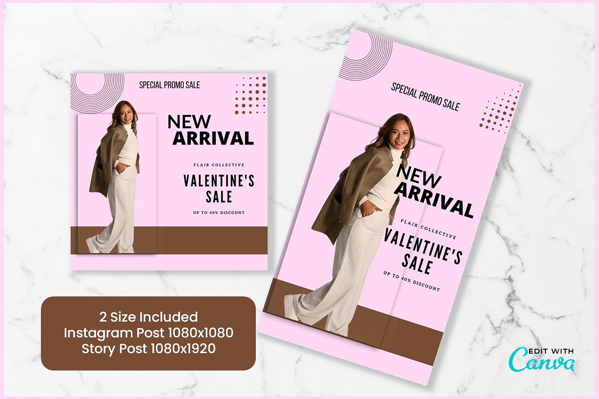 Instagram Canva Template, a Social Media Template by kreatifreya