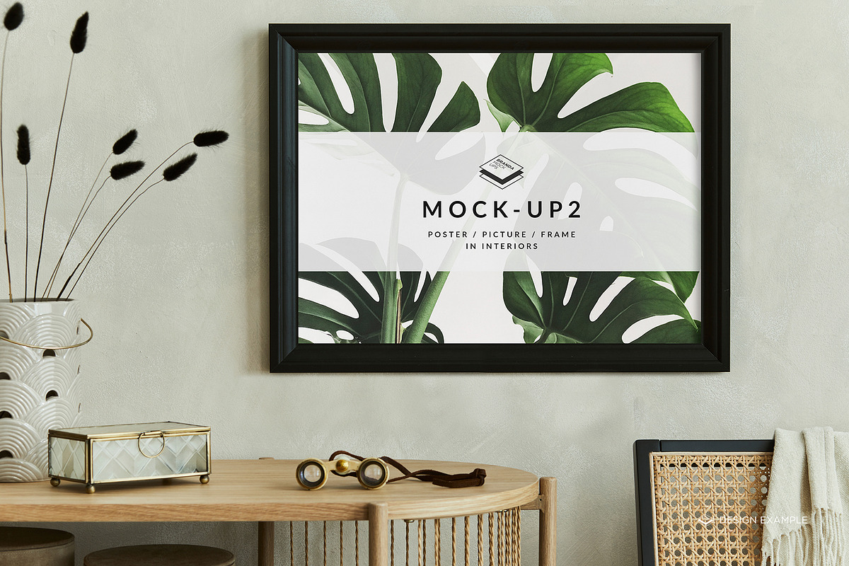 Landscape Frame on Scenes 2 Mock-up, a Print Template by Branda Keeps (Photo 6 of 30)