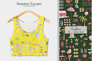Summer Escape Prints & Patterns, a Pattern Graphic by GND ART STUDIO (Thumbnail 7 of 8)