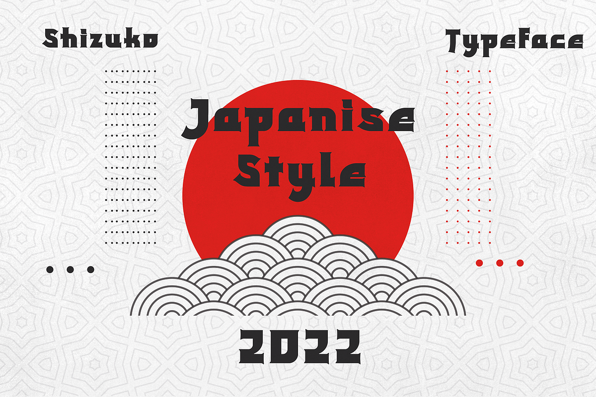 Shizuko - Modern Japanese Display, a Serif Font by HipFonts (Photo 4 of 8)