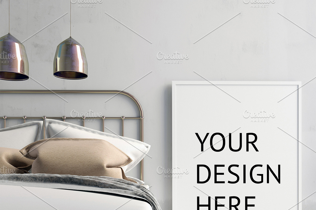 15 bedroom poster mock up, a Household Mockup by ChromiumHeart (Photo 9 of 17)
