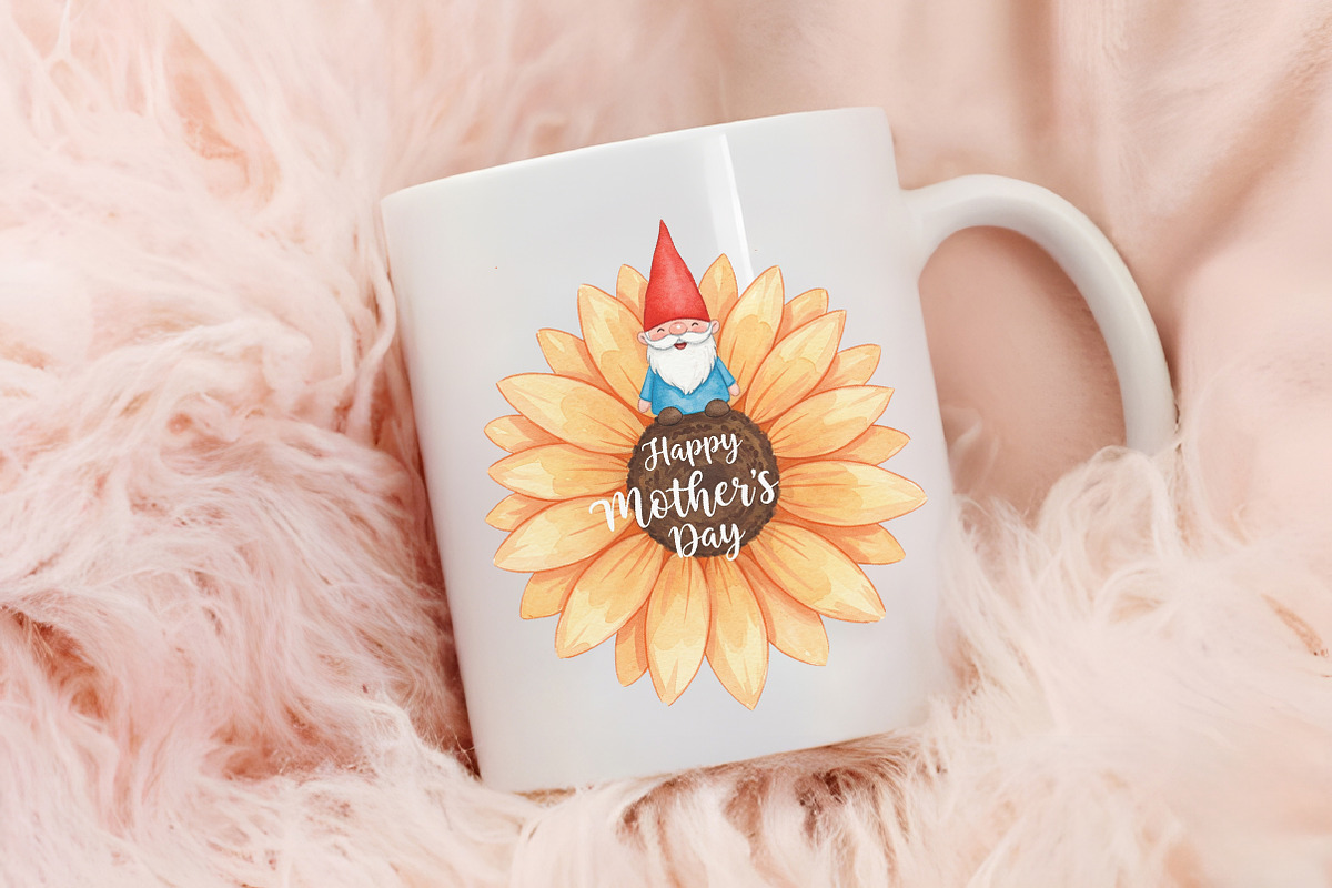 Mother's Day Gnome Sublimation Png, an Illustration by RobertsArt (Photo 7 of 7)
